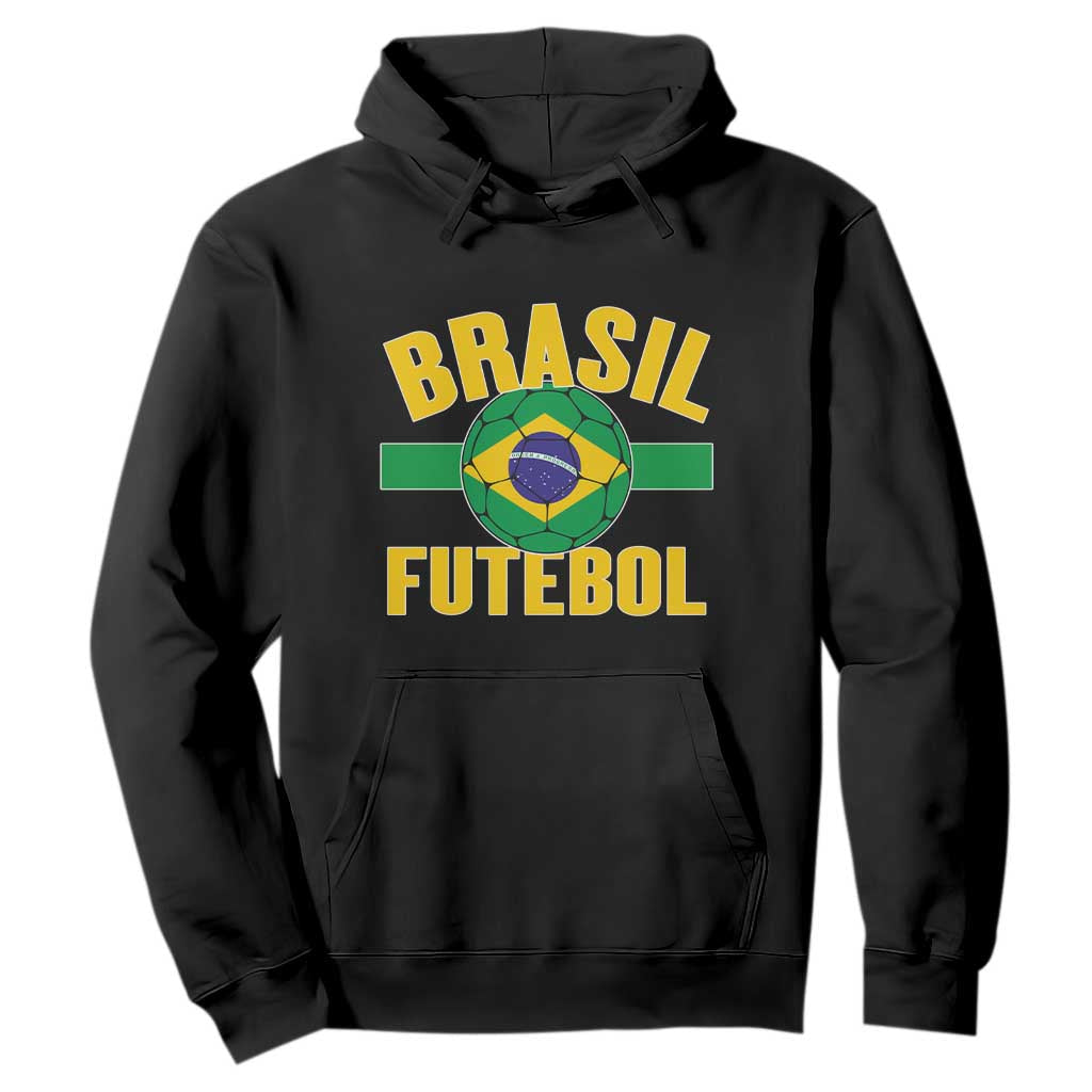 Brazil Soccer Football Fan Brasil Flag Hoodie TS14 Black Print Your Wear