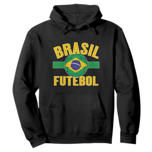 Brazil Soccer Football Fan Brasil Flag Hoodie TS14 Black Print Your Wear