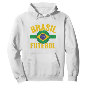 Brazil Soccer Football Fan Brasil Flag Hoodie TS14 White Print Your Wear