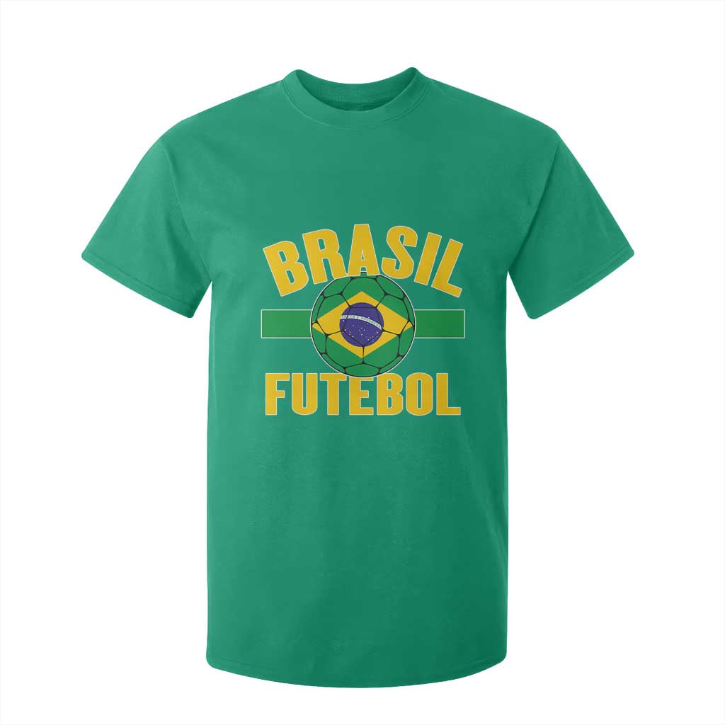 Brazil Soccer Football Fan Brasil Flag T Shirt For Kid TS14 Irish Green Print Your Wear