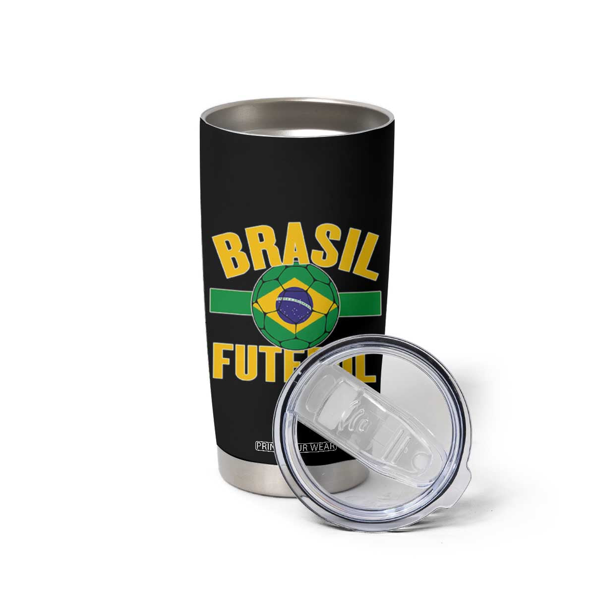 Brazil Soccer Football Fan Brasil Flag Tumbler Cup TS14 Print Your Wear