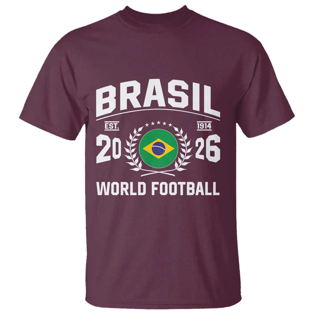 Brasil Flag Brazil Soccer Football Fan T Shirt TS14 Print Your Wear