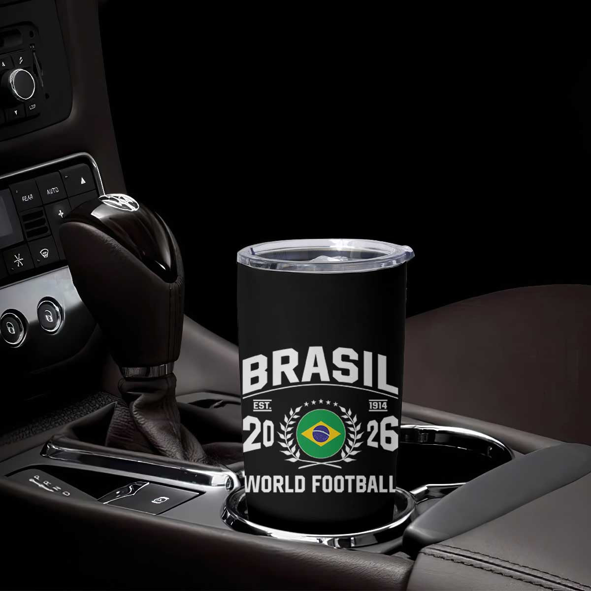Brasil Flag Brazil Soccer Football Fan Tumbler Cup TS14 Print Your Wear
