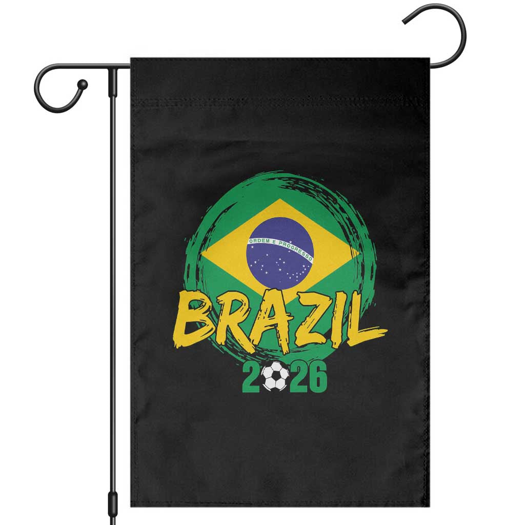 Brazil Soccer Fan Brasil Flag Garden Flag Brazilian Football Game Day Supporter TS14 Black Print Your Wear