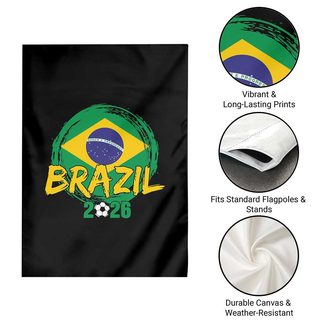 Brazil Soccer Fan Brasil Flag Garden Flag Brazilian Football Game Day Supporter TS14 Print Your Wear