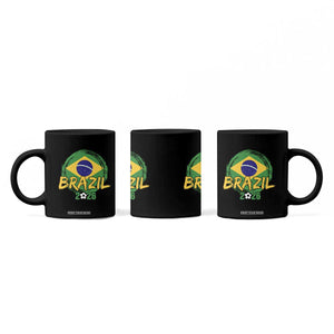 Brazil Soccer Fan Brasil Flag Coffee Mug Brazilian Football Game Day Supporter TS14 Print Your Wear
