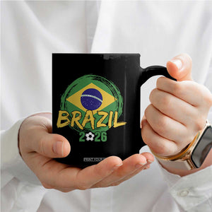 Brazil Soccer Fan Brasil Flag Coffee Mug Brazilian Football Game Day Supporter TS14 Print Your Wear