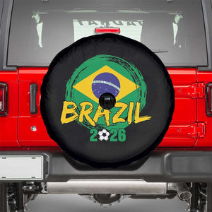Brazil Soccer Fan Brasil Flag Spare Tire Cover Brazilian Football Game Day Supporter TS14 Black Print Your Wear