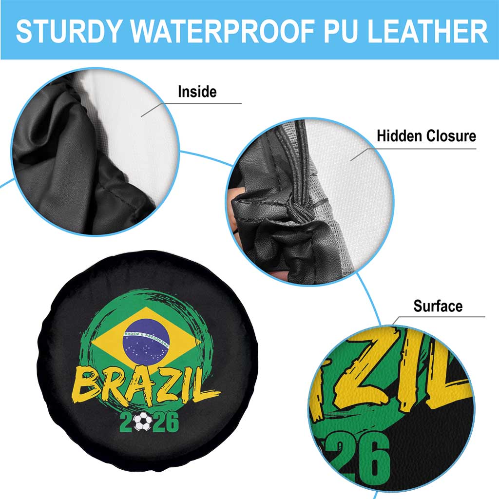 Brazil Soccer Fan Brasil Flag Spare Tire Cover Brazilian Football Game Day Supporter TS14 Print Your Wear