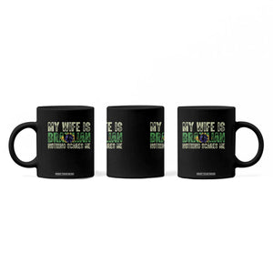 My Wife is Brazilian Nothing Scares Me Coffee Mug Funny Husband Brazil Pride Flag TS14 Print Your Wear