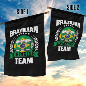 Brazil Drinking Team Garden Flag Funny Brazilian Flag Beer Party Gift TS14 Print Your Wear