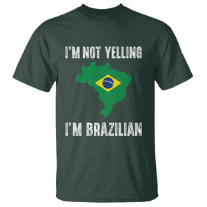I'm Not Yelling I'm Brazilian T Shirt Funny Brazil Pride TS14 Print Your Wear
