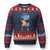 Santa Xmas Meme Ugly Christmas Sweater Reindeer Video Call TS14 Navy Red Print Your Wear