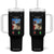 Santa Christmas Meme Tumbler With Handle Reindeer Video Call - Print Your Wear