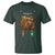 Funny Bigfoot Christmas T Shirt Sasquatch Video Call Meme TS14 Dark Forest Green Print Your Wear