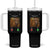 Funny Bigfoot Christmas Tumbler With Handle Sasquatch Video Call Meme - Print Your Wear