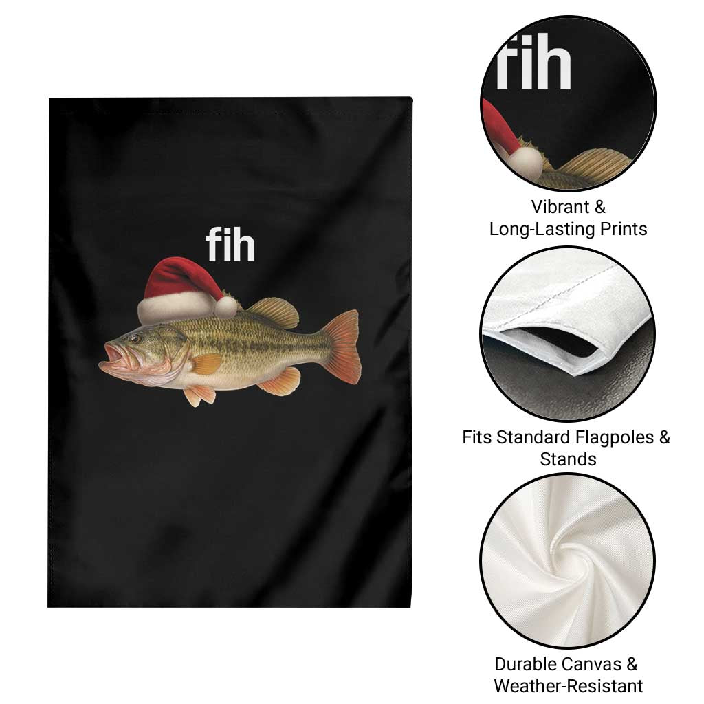 Funny Misspelled Fish Christmas Meme Garden Flag TS14 Print Your Wear