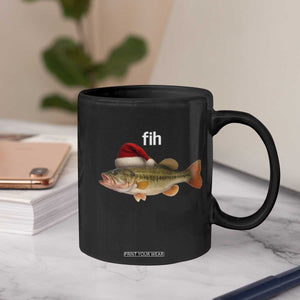 Funny Misspelled Fish Christmas Meme Coffee Mug TS14 Print Your Wear