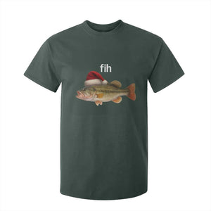 Funny Misspelled Fish Christmas Meme T Shirt For Kid TS14 Dark Forest Green Print Your Wear