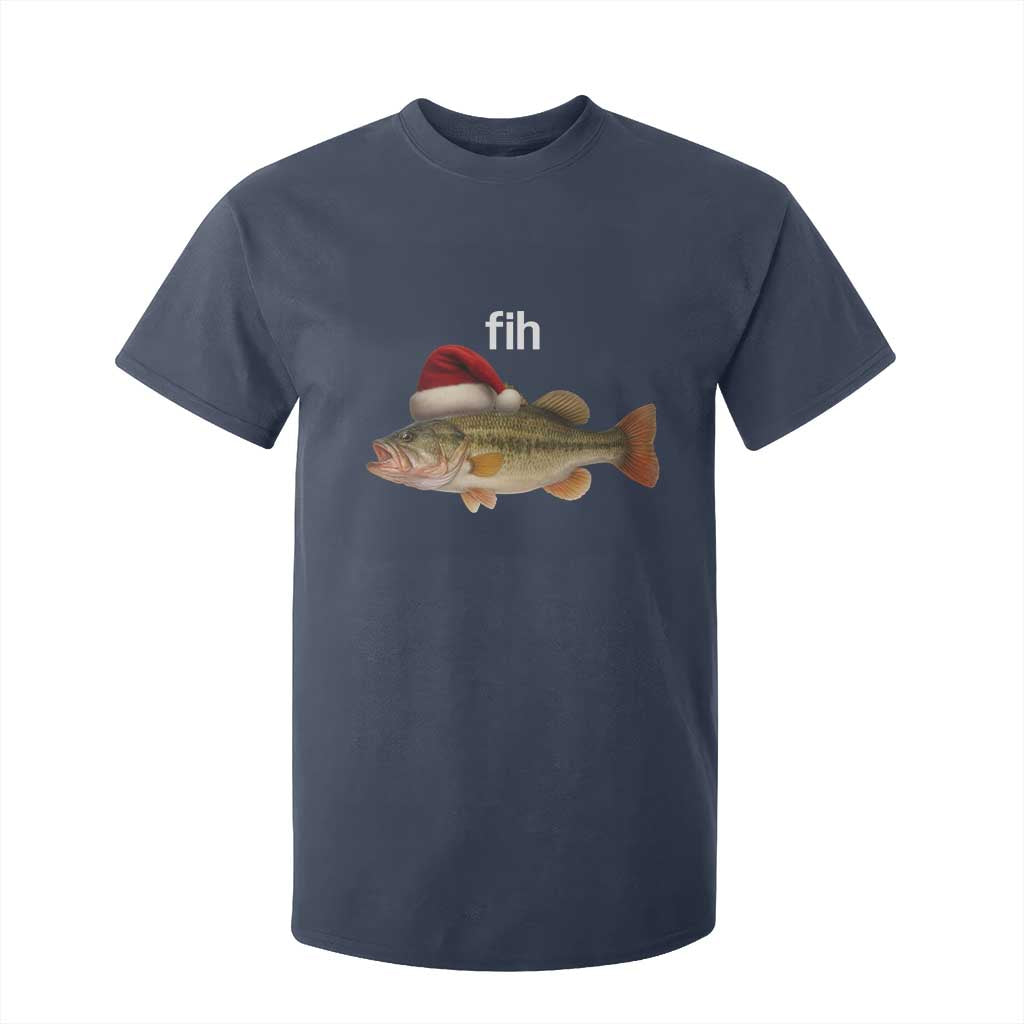 Funny Misspelled Fish Christmas Meme T Shirt For Kid TS14 Navy Print Your Wear