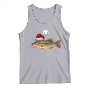 Funny Misspelled Fish Christmas Meme Tank Top TS14 Athletic Heather Print Your Wear