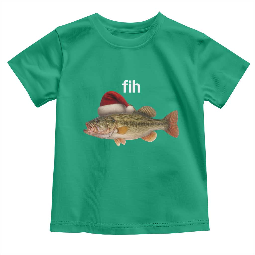 Funny Misspelled Fish Christmas Meme Toddler T Shirt TS14 Irish Green Print Your Wear