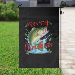 Bass Fish Christmas Garden Flag Merry Chrisbass TS14 Print Your Wear