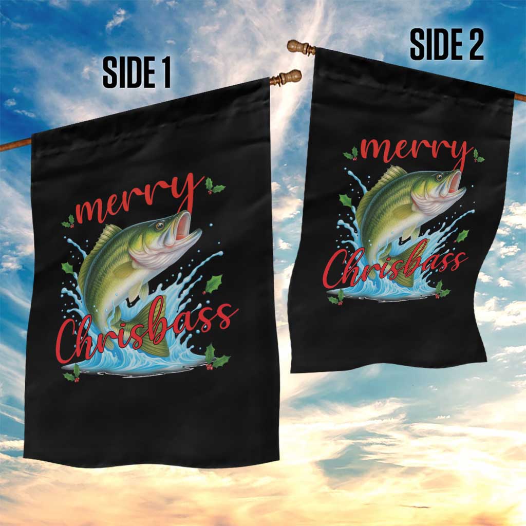 Bass Fish Christmas Garden Flag Merry Chrisbass TS14 Print Your Wear