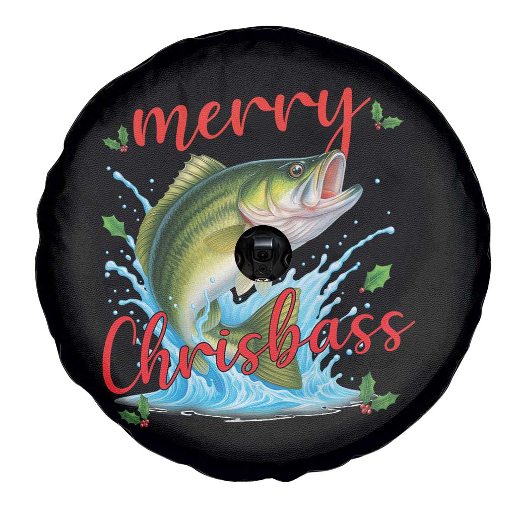 Bass Fish Christmas Spare Tire Cover Merry Chrisbass TS14 Print Your Wear