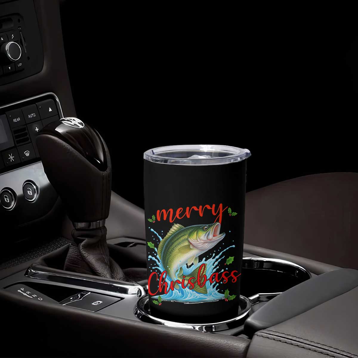 Bass Fish Christmas Tumbler Cup Merry Chrisbass TS14 Print Your Wear
