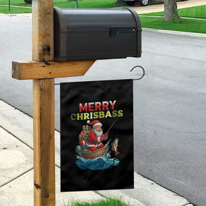 Santa Fishing Christmas Garden Flag Funny Fisherman Merry Chrisbass Xmas TS14 Print Your Wear