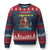Santa Fishing Xmas Ugly Christmas Sweater Funny Fisherman Merry Chrisbass Xmas TS14 Navy Red Print Your Wear