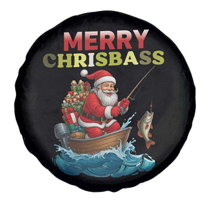 Santa Fishing Christmas Spare Tire Cover Funny Fisherman Merry Chrisbass Xmas TS14 Print Your Wear