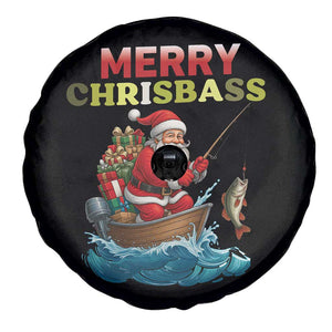 Santa Fishing Christmas Spare Tire Cover Funny Fisherman Merry Chrisbass Xmas TS14 Print Your Wear