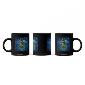 Bass Fish Christmas Coffee Mug Starry Night Fishing Van Gogh TS14 Print Your Wear