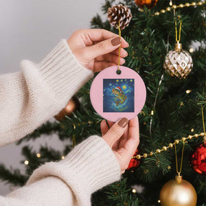 Bass Fish Xmas Ceramic Ornament Starry Night Fishing Van Gogh TS14 1pc Light Pink Print Your Wear