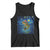 Bass Fish Christmas Tank Top Starry Night Fishing Van Gogh TS14 Black Print Your Wear