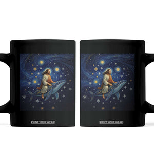 Jesus Christian Coffee Mug Stary Night Van Gogh Christmas TS14 Black Print Your Wear