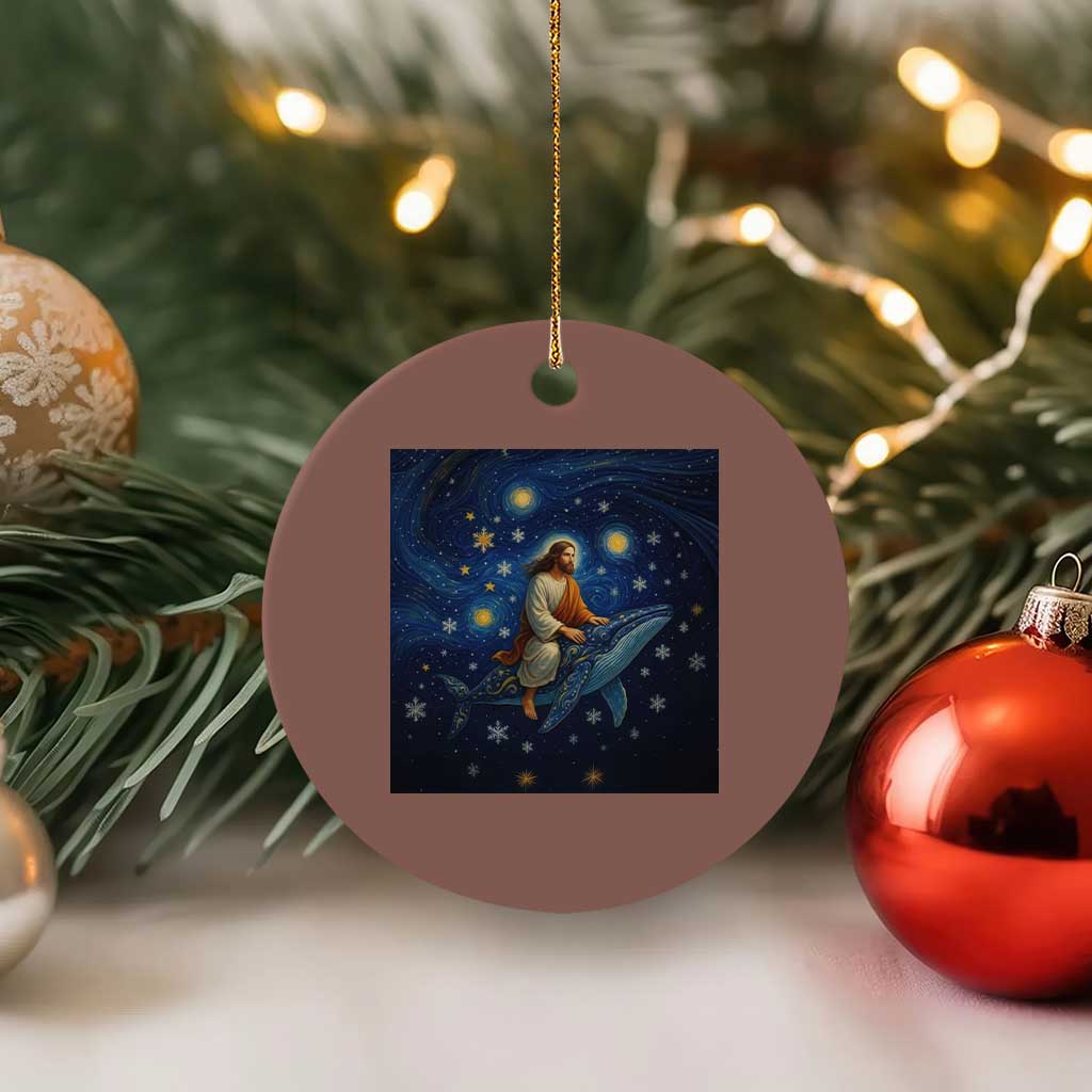 Jesus Christian Ceramic Ornament Stary Night Van Gogh Xmas TS14 1pc Mocha Print Your Wear