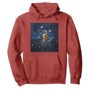Jesus Christian Hoodie Stary Night Van Gogh Christmas TS14 Red Print Your Wear