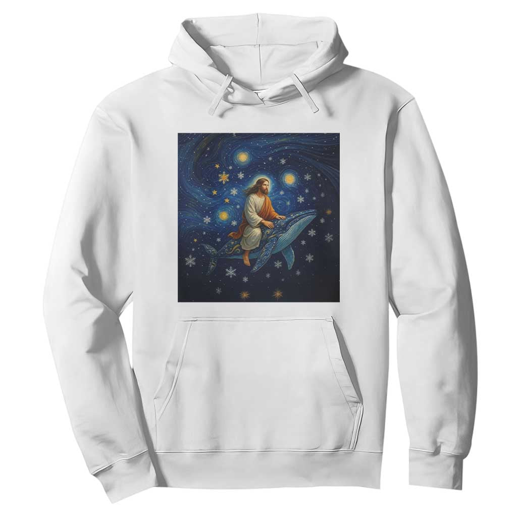 Jesus Christian Hoodie Stary Night Van Gogh Christmas TS14 White Print Your Wear