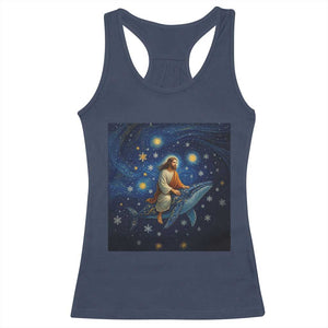 Jesus Christian Racerback Tank Top Stary Night Van Gogh Christmas TS14 Navy Print Your Wear