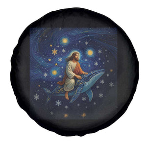 Jesus Christian Spare Tire Cover Stary Night Van Gogh Christmas TS14 Print Your Wear