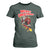 Santa Skateboarding Christmas T Shirt For Women Funny Skater Xmas TS14 Dark Forest Green Print Your Wear