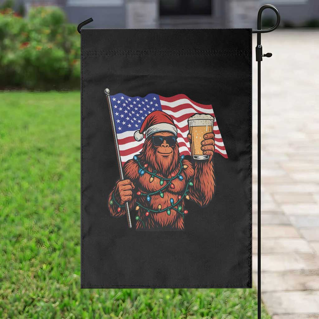 Bigfoot Beer Christmas Garden Flag Sasquatch American Flag Patriotic TS14 Print Your Wear