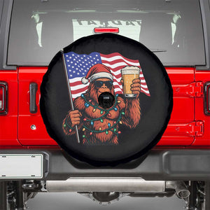 Bigfoot Beer Christmas Spare Tire Cover Sasquatch American Flag Patriotic TS14 Black Print Your Wear