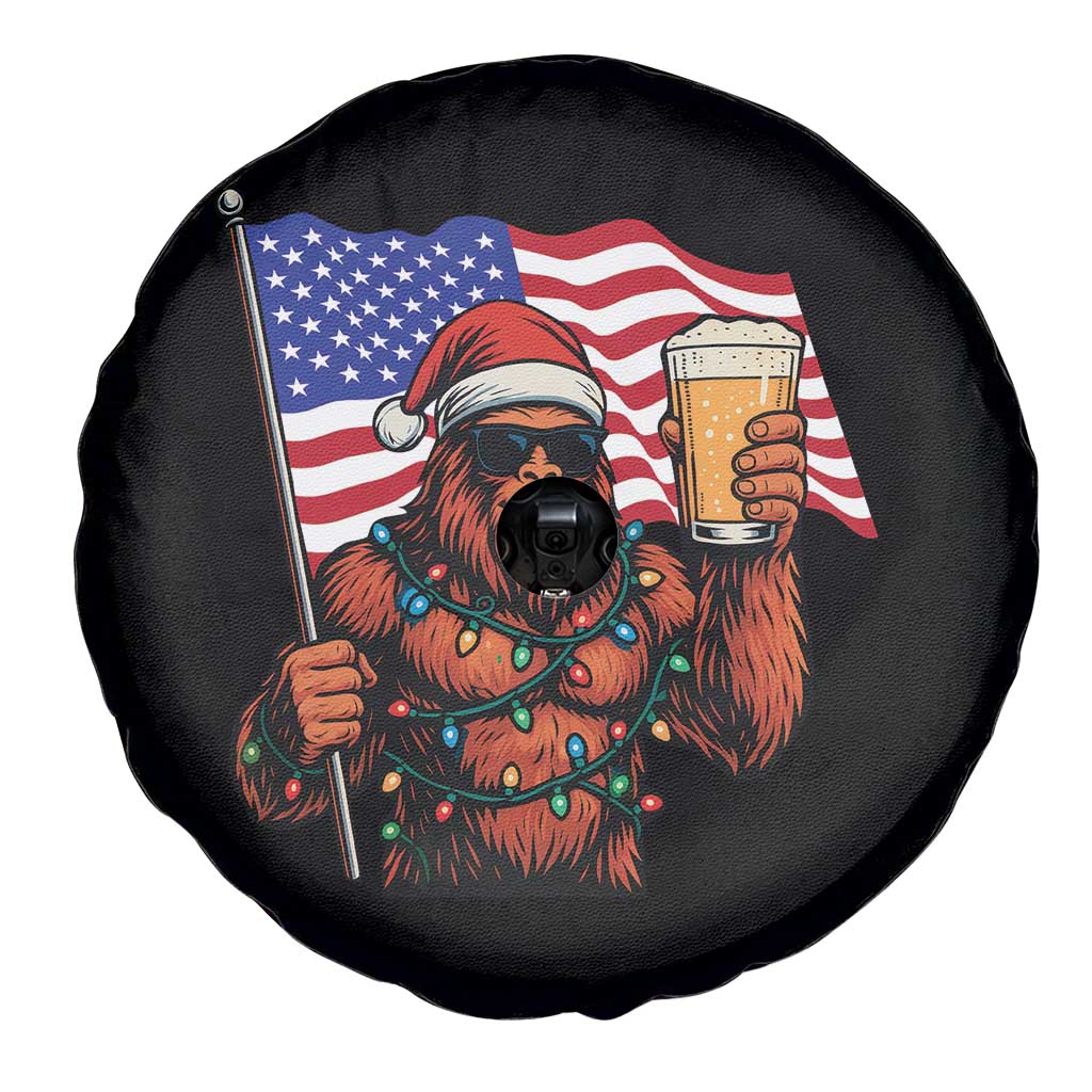 Bigfoot Beer Christmas Spare Tire Cover Sasquatch American Flag Patriotic TS14 Print Your Wear