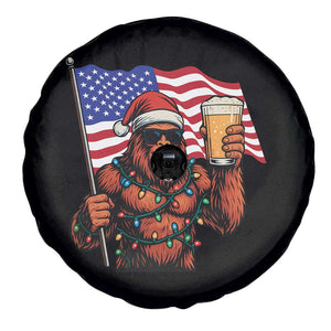 Bigfoot Beer Christmas Spare Tire Cover Sasquatch American Flag Patriotic TS14 Print Your Wear