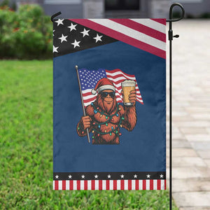 Bigfoot Beer Christmas Garden Flag Sasquatch American Flag Patriotic TS14 Classic Blue Black Print Your Wear