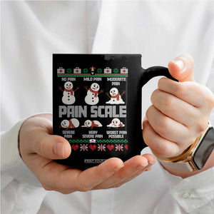 Pain Scale Snowman Coffee Mug Funny ICU Nurse Christmas TS14 Print Your Wear